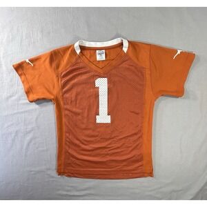 Rivalry‎ Threads Texas Longhorns #1 Jersey Youth Small Has Wear College Game Day